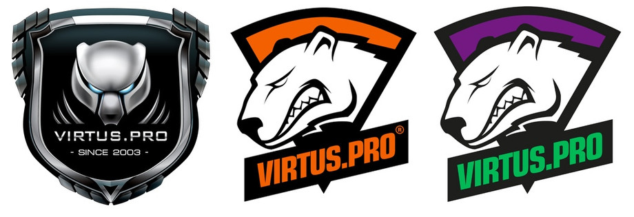 Как менялись логотипы Virtus pro