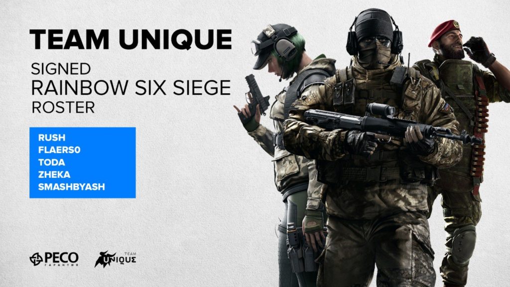 Unique подписала ростер по Rainbow Six Siege. В состав вошел игрок из Казахстана.