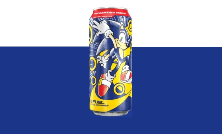 SEGA и G FUEL выпустят энергетик для геймеров в стиле Соника