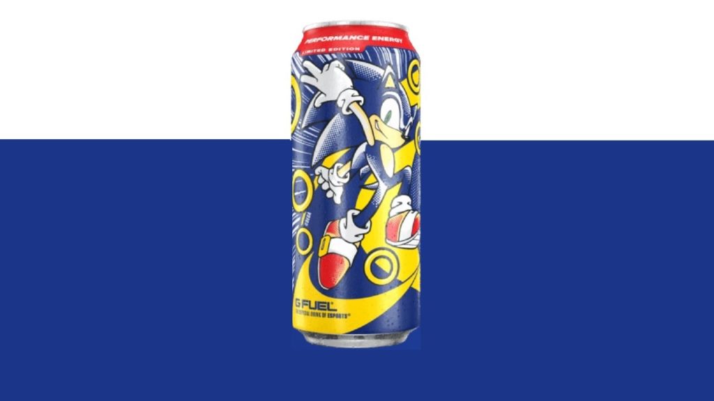 SEGA и G FUEL выпустят энергетик для геймеров в стиле Соника